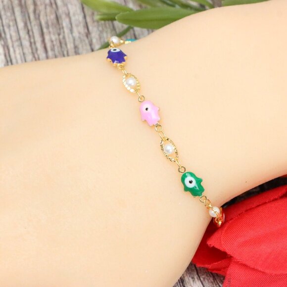 "Trendy Handmade Bracelet – A Stylish Gift for Women & Girls, MAR091491 - Picture 8 of 10